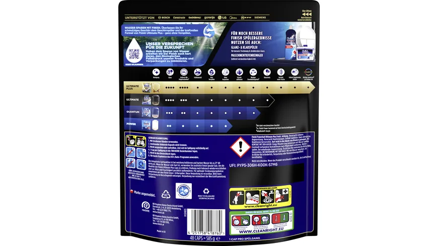 Finish Spülmaschinentabs Ultimate Plus All-in-1 Maxipack Regular