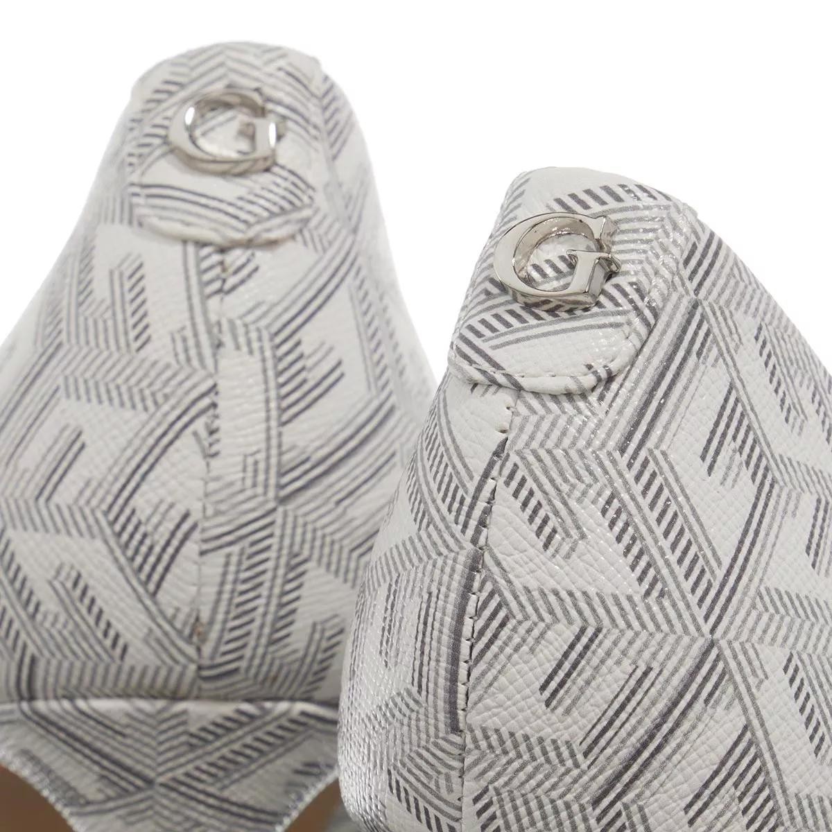 GUESS Modische Pumps weiss Pumps Piera, Weiss-Grau