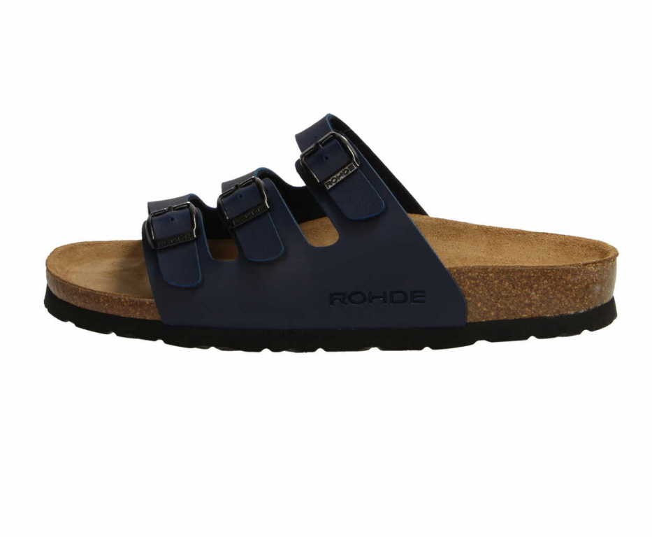ROHDE Pantoletten blau