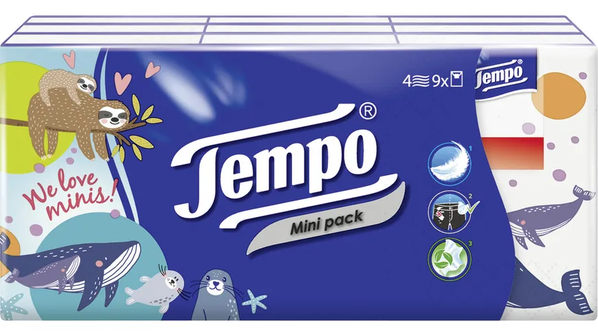 Tempo Taschentücher Mini Pack