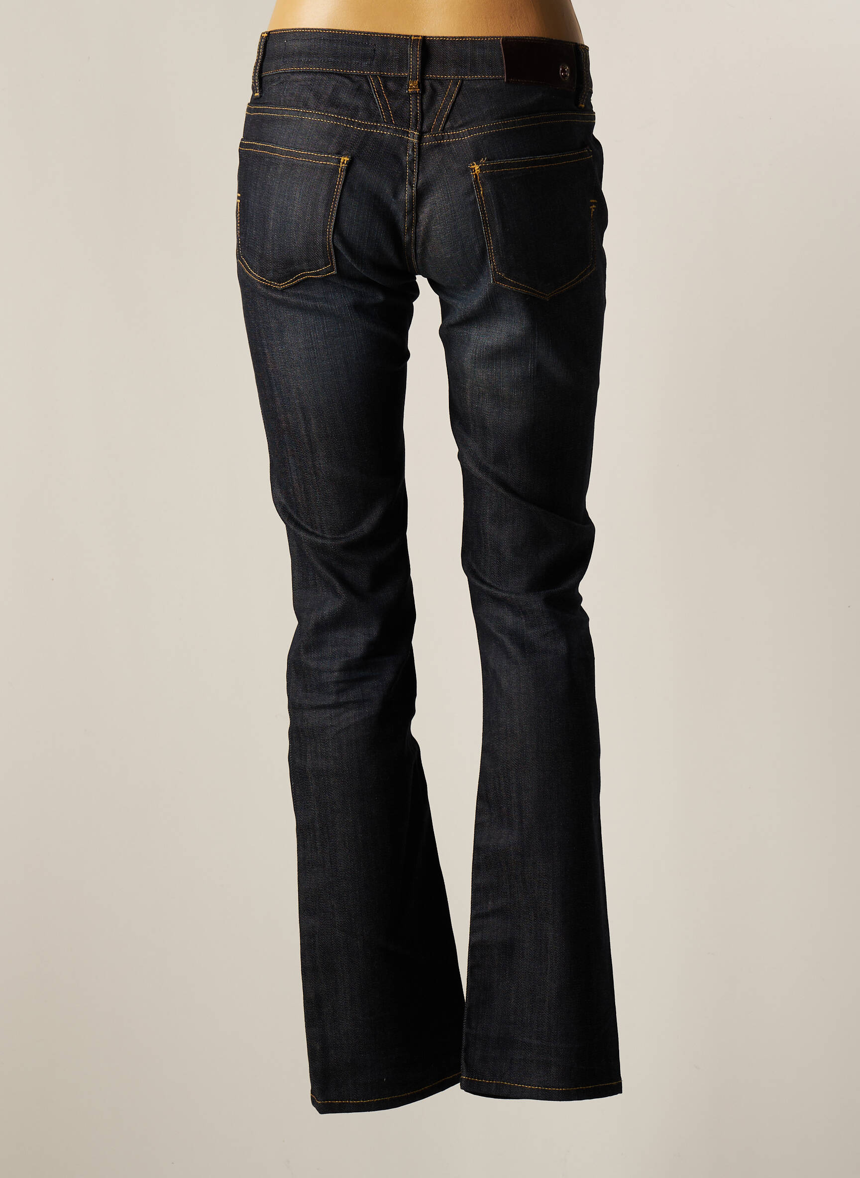 Leg End Jeans Coupe Droite Femme couleur bleu