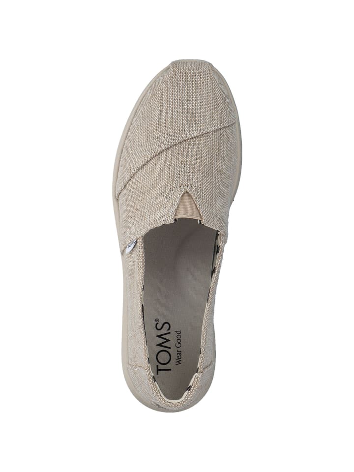 TOMS Slipper in Beige günstig kaufen