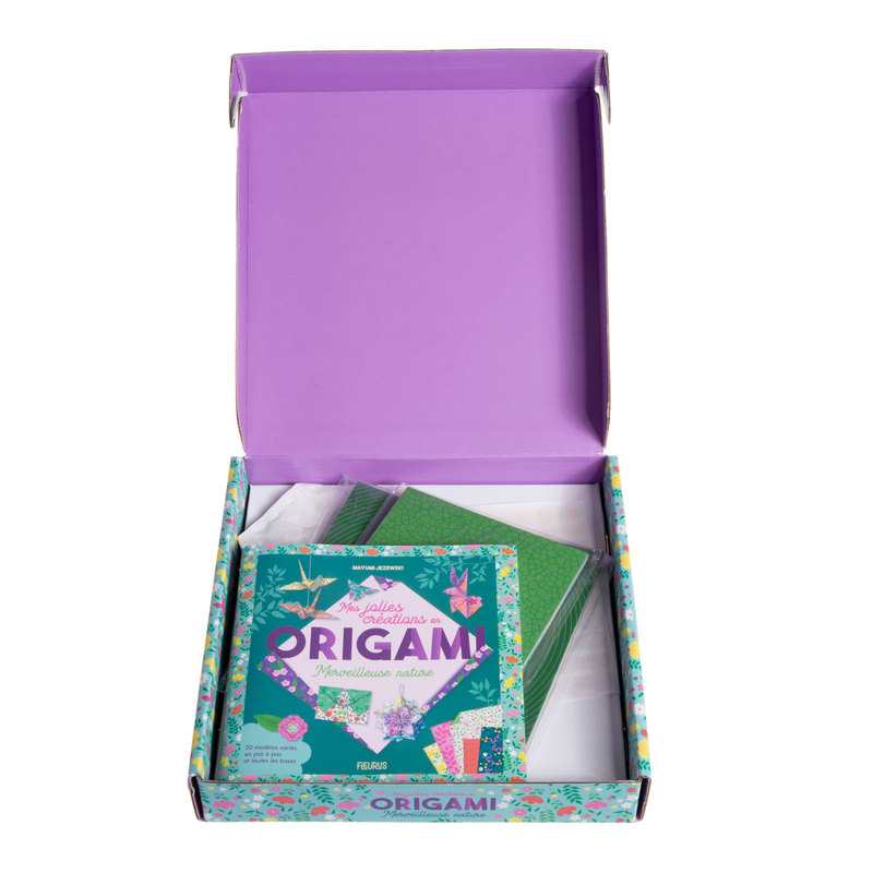 Coffret Mes jolies créations en origami - Fleurus