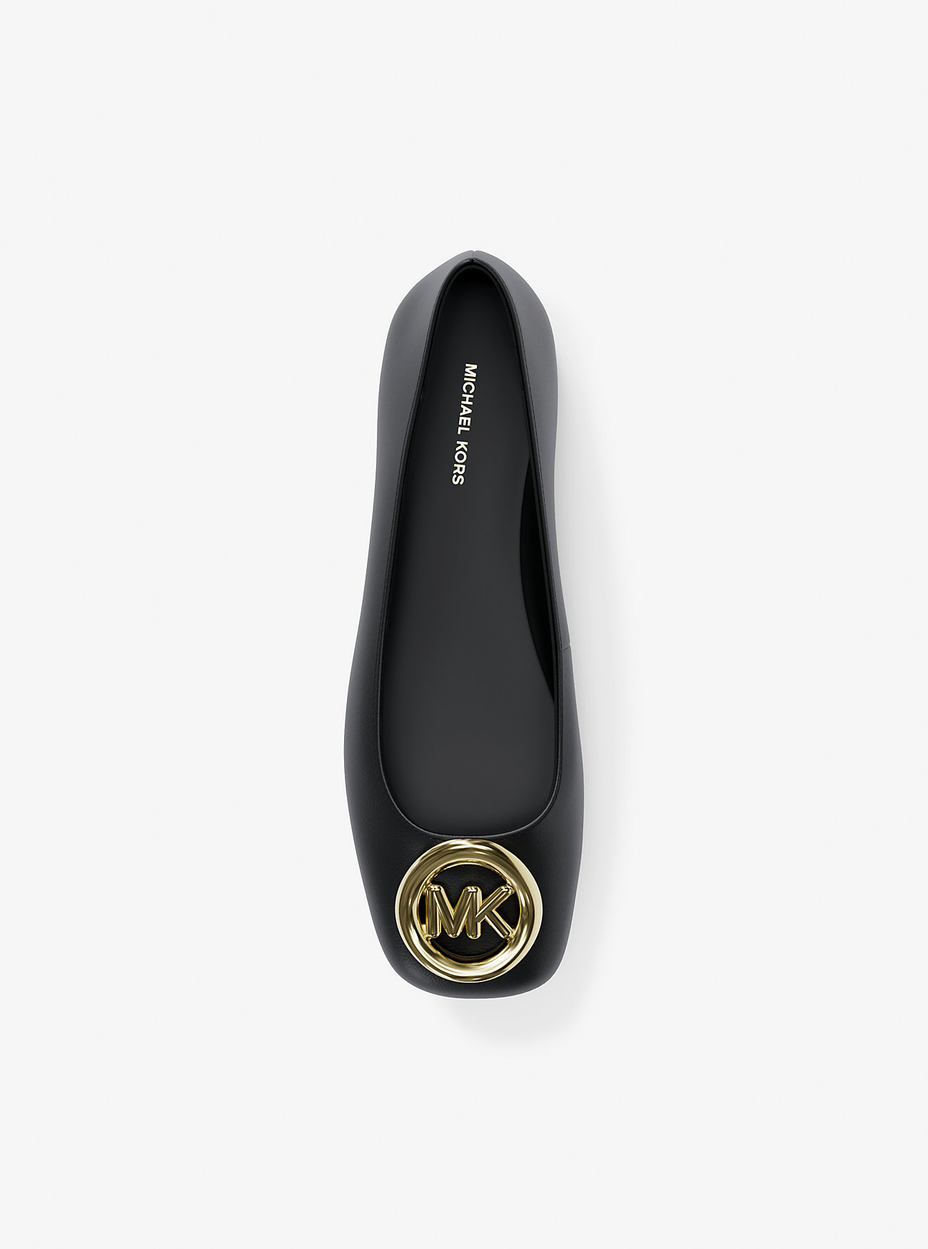 Milan ballerinasko i skinn - SVART