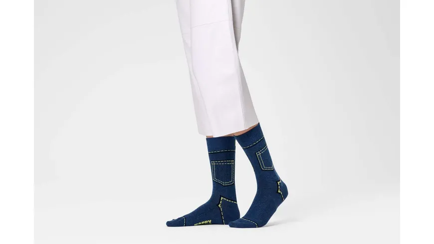 Happy Socks Unisex Socken Denim Navy