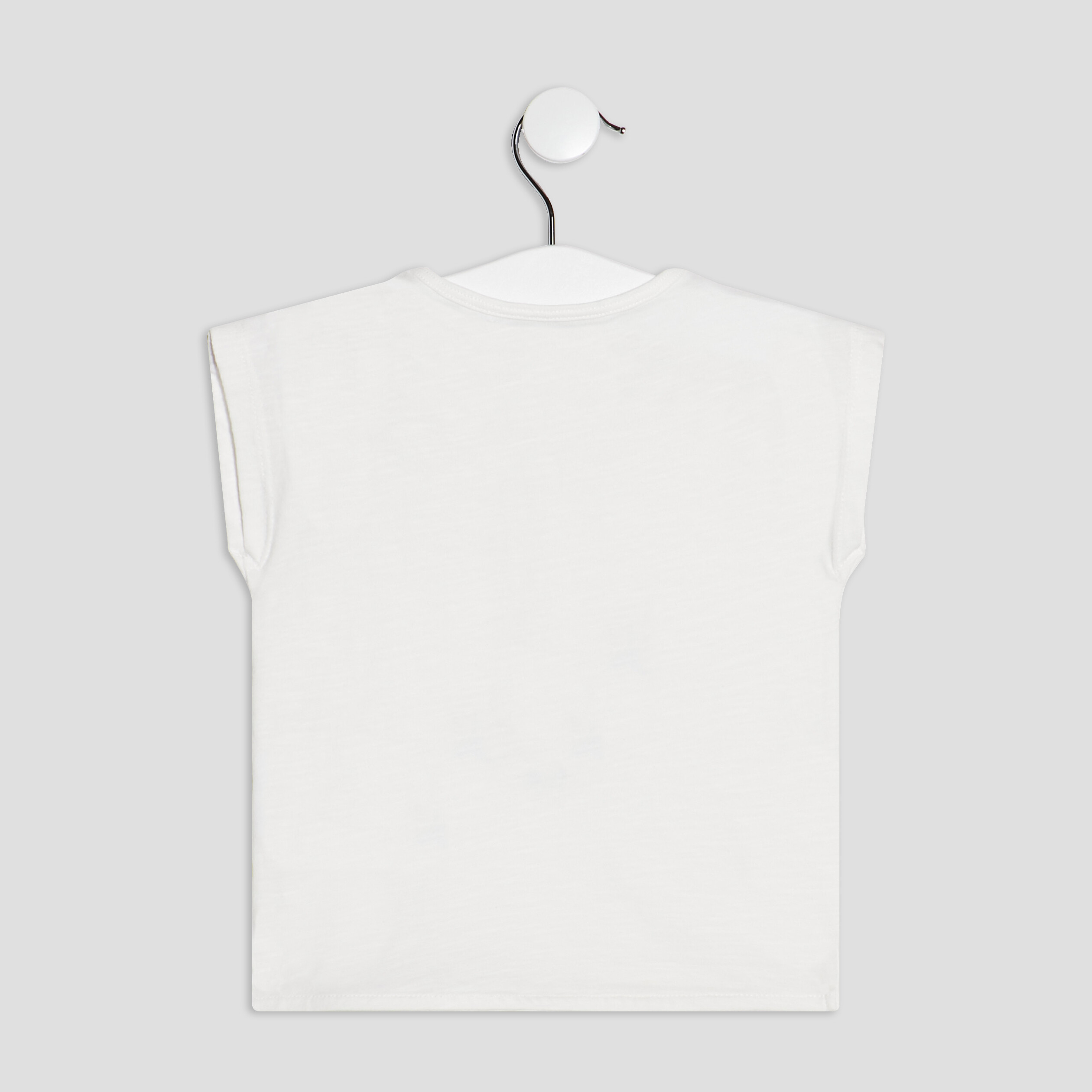 T-shirt manches courtes Creeks ivoire bébé fille | La Halle