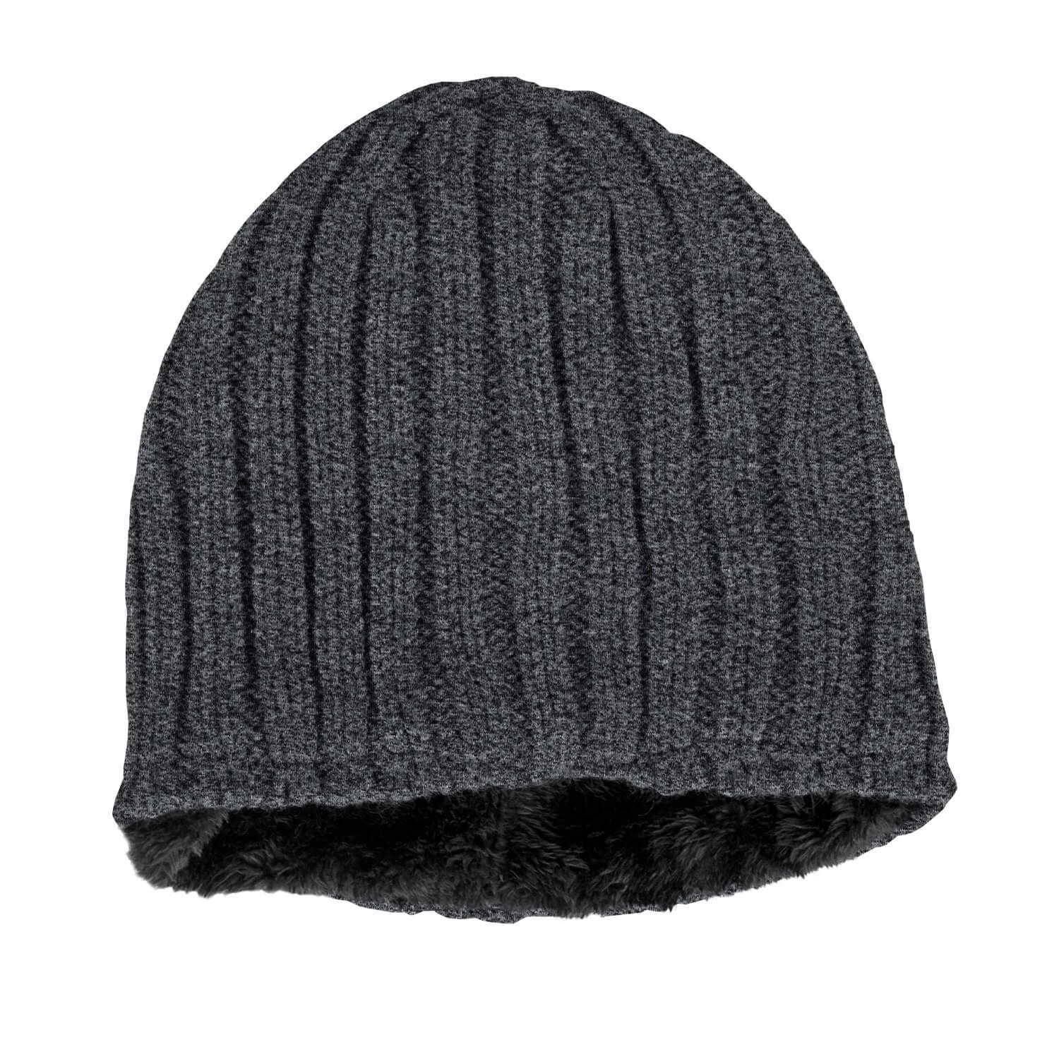 Strick Beanie gefüttert