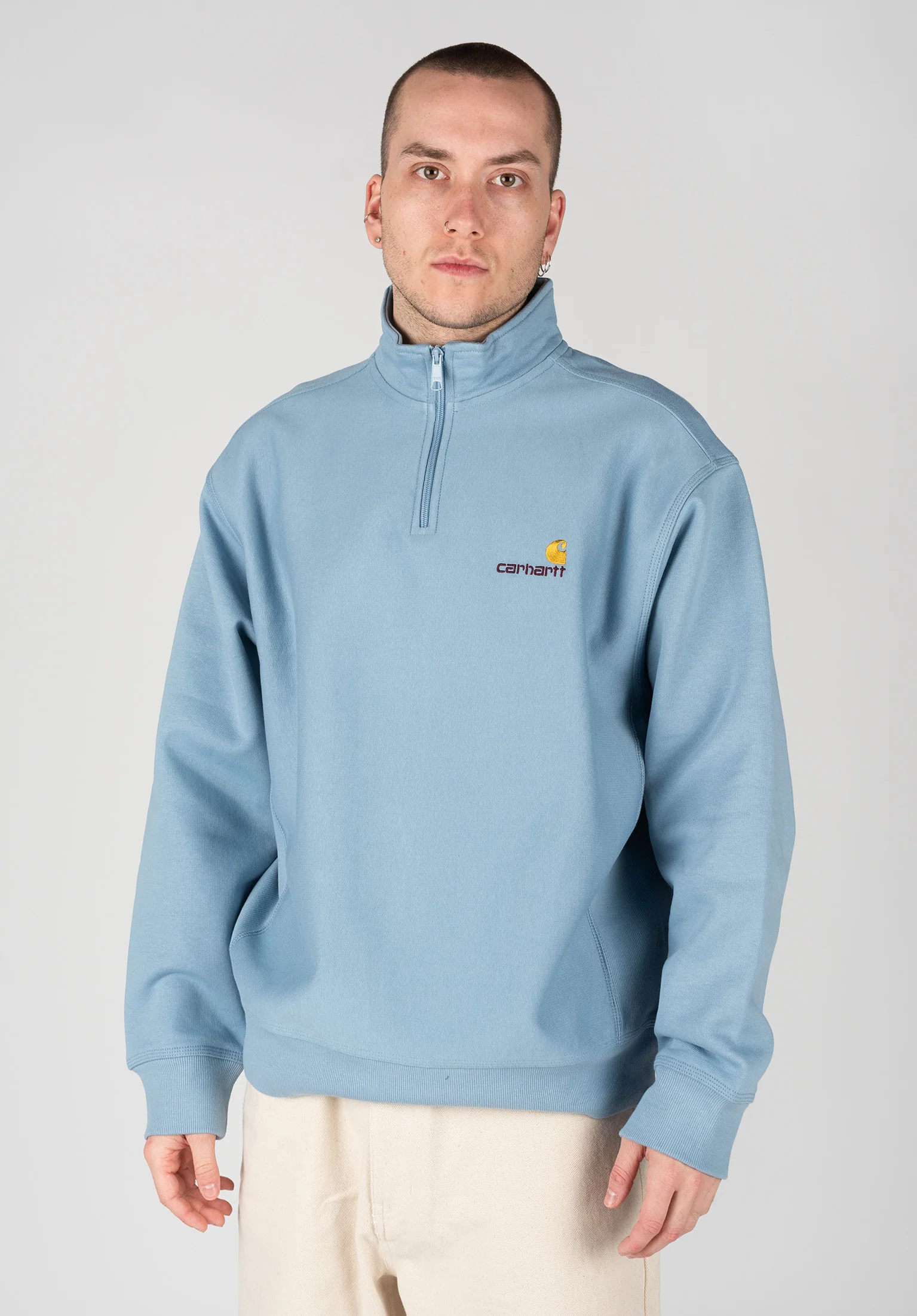 Half Zip American Script