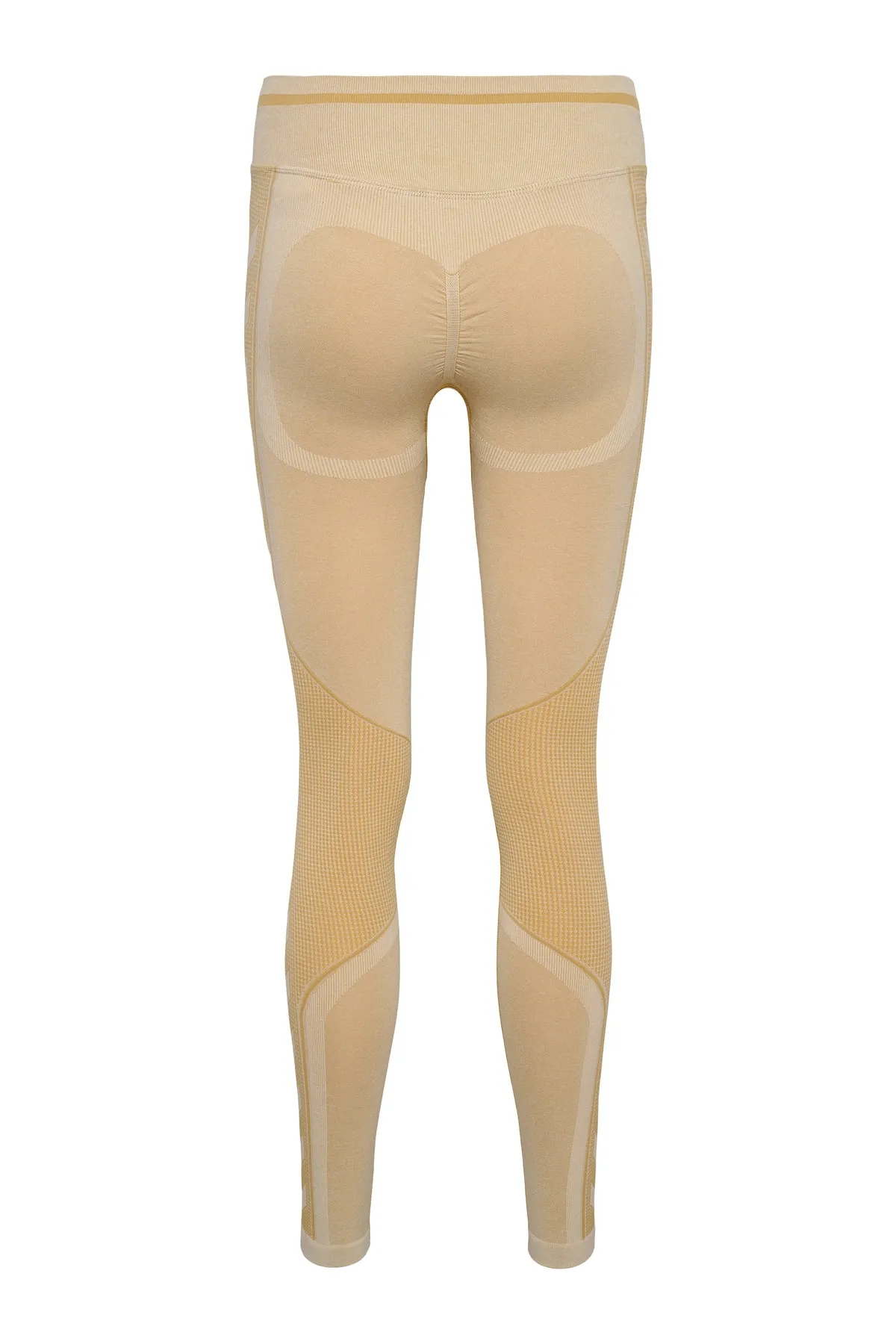 hummel  Sport-Leggings - Gelb - Mittlerer Bund