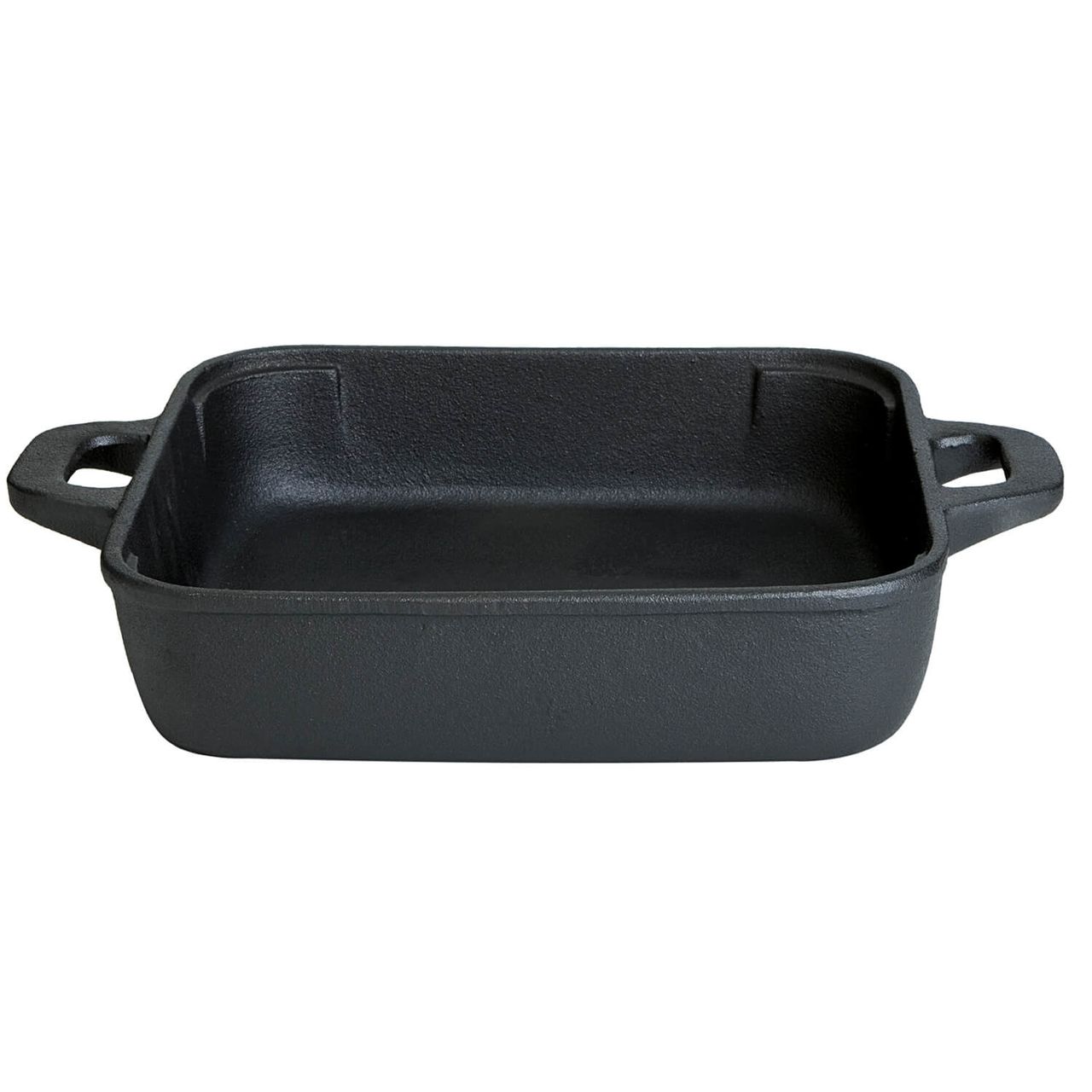 Allgrill Quadratische Gusseisen-Pfanne 25x25 cm schwarz, 3,5 l, Induktion