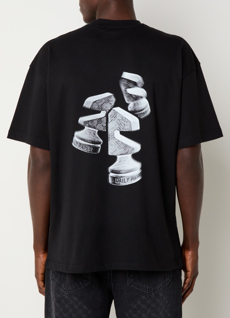 Daily Paper  Overlooked T-shirt met logo- en backprint