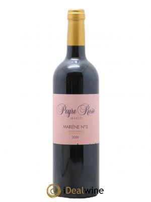 Vin de France (anciennement Coteaux du Languedoc) Peyre-Rose Marlène n°3 Marlène Soria  2009 - Lot de 1 Bouteille