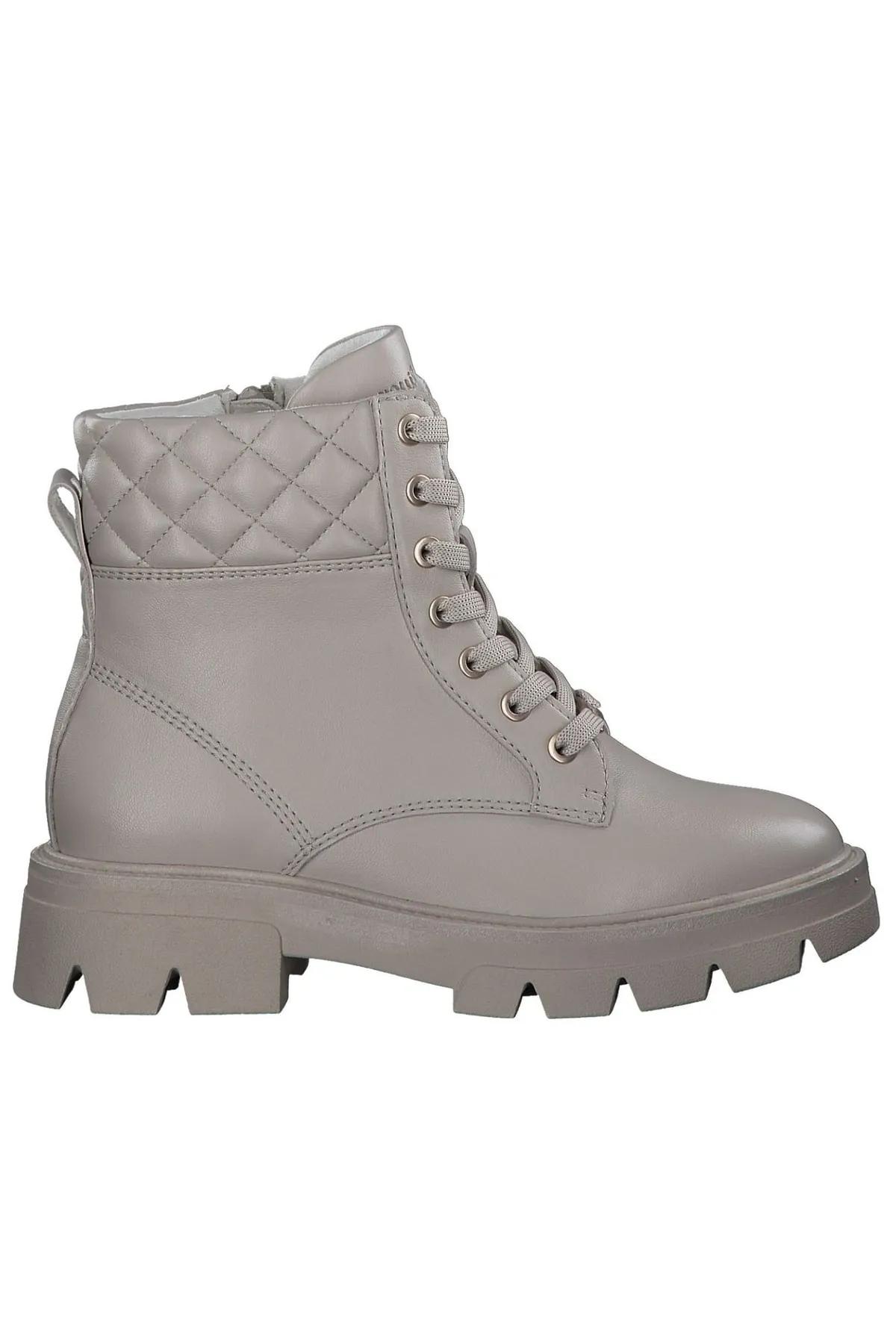 s.Oliver  Stiefelette - Beige - Blockabsatz