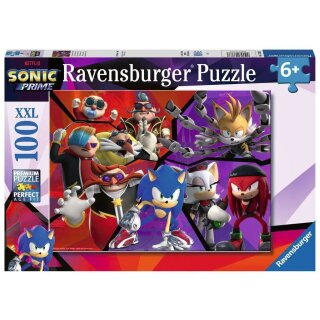Sonic Prime Kinderpuzzle XXL Nichts kann Sonic aufhalten (100 Teile)