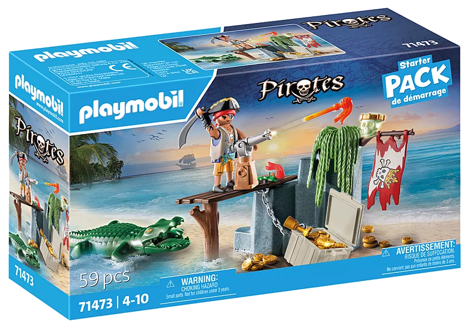 Pirat mit Alligator
