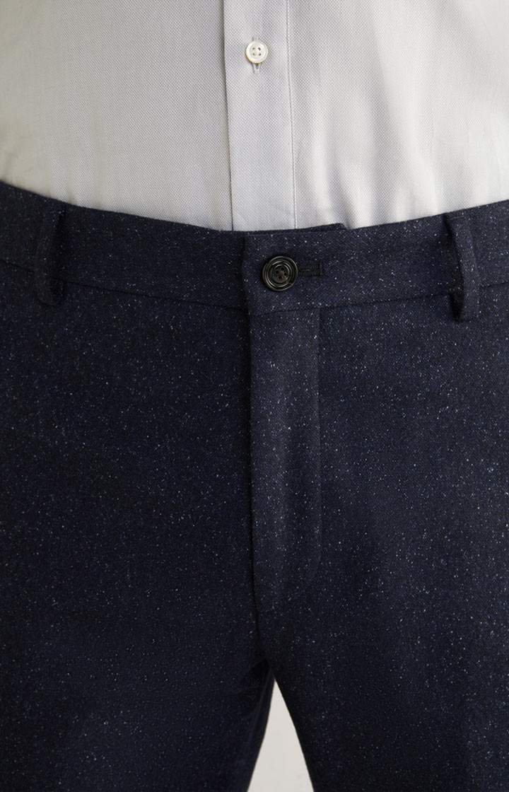 Chino Hank in Dunkelblau meliert