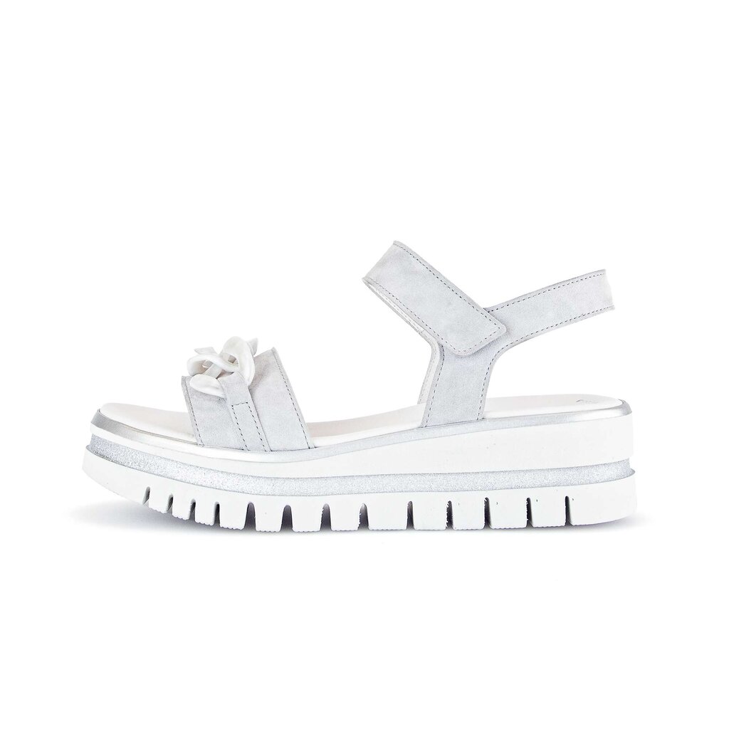 Gabor fashion Plateau Sandale grau