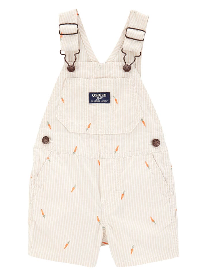 OshKosh Latzhose in Creme günstig kaufen