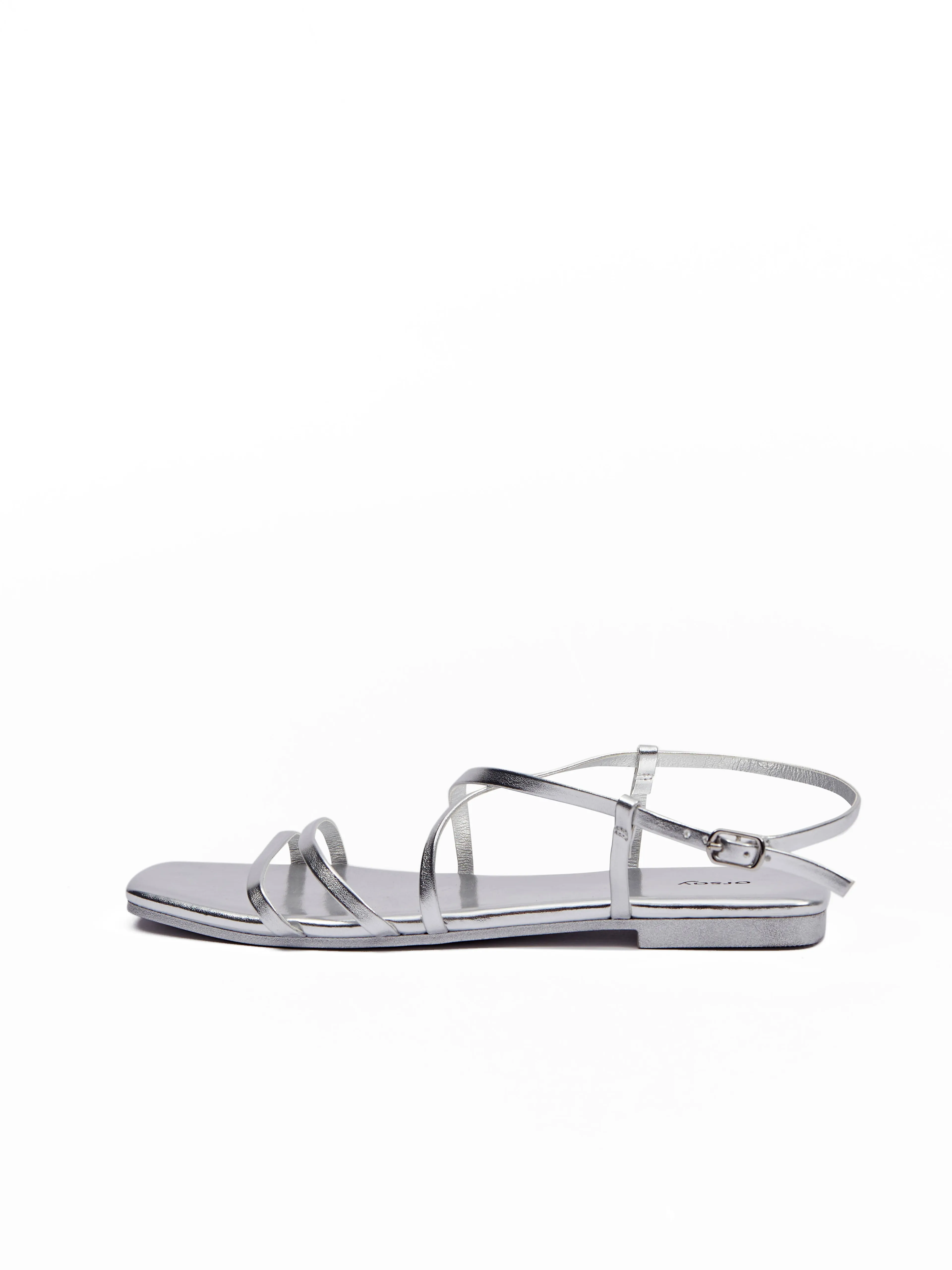 Silberne Damen Sandalen ORSAY
