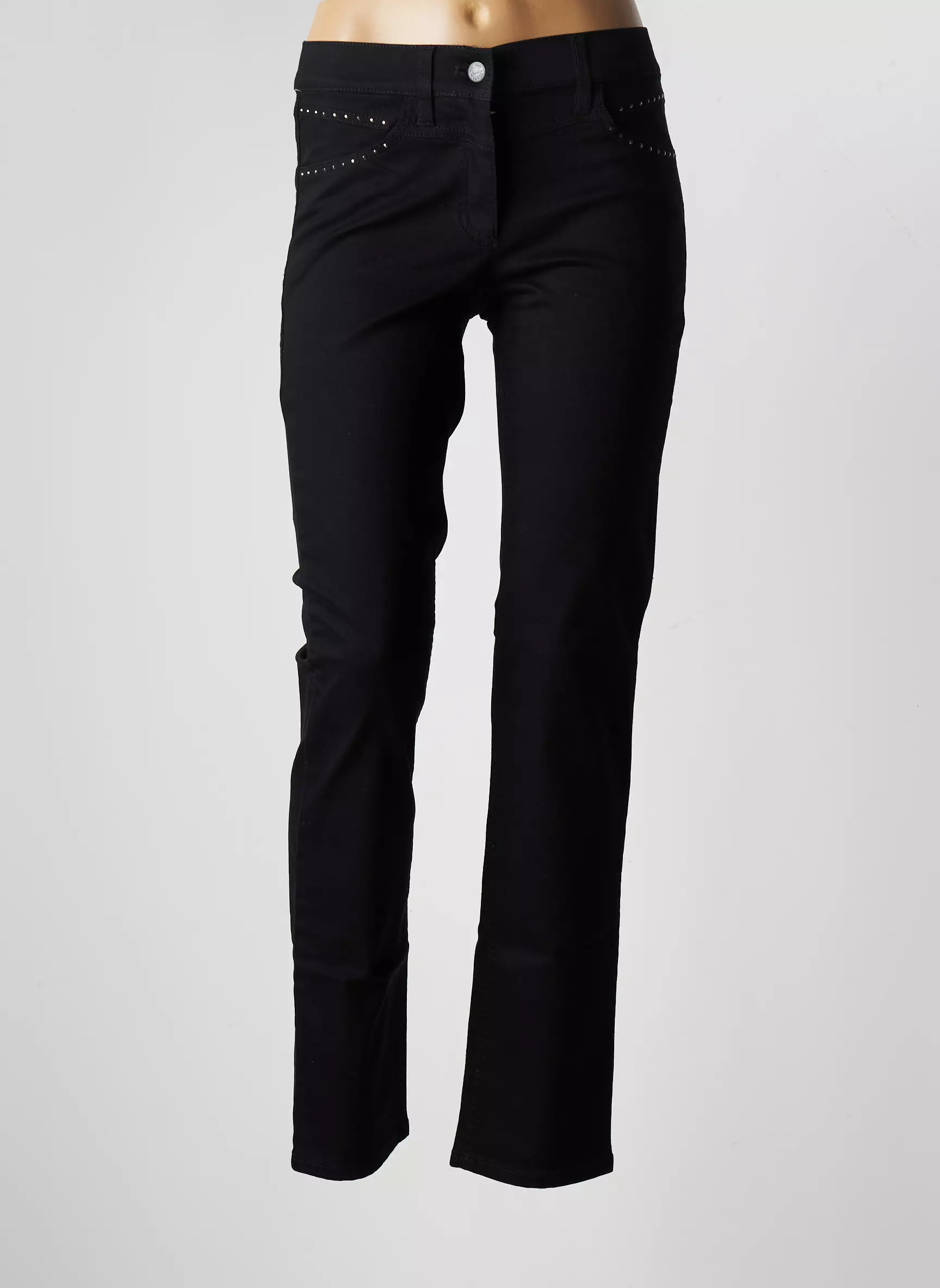 Gerry Weber Pantalons Slim Femme couleur noir