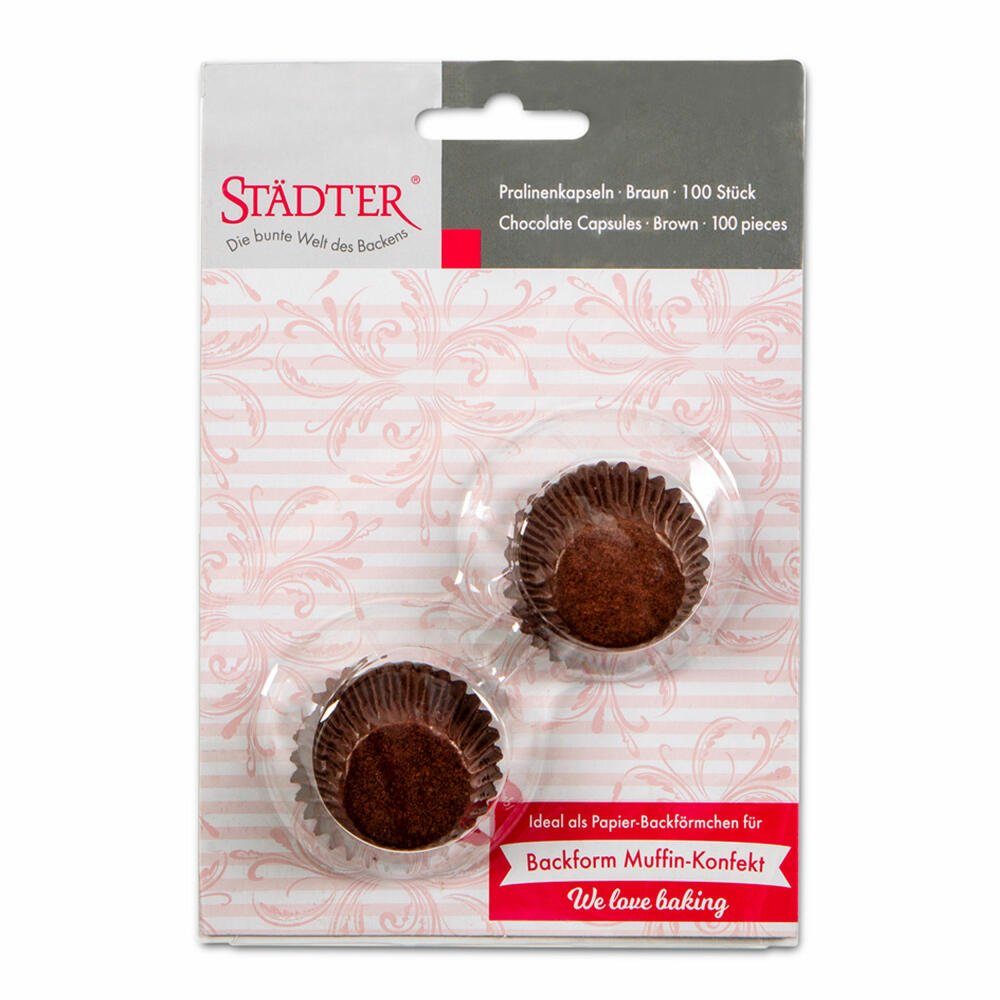 STÄDTER Muffinform Papier Braun 100 Stück
