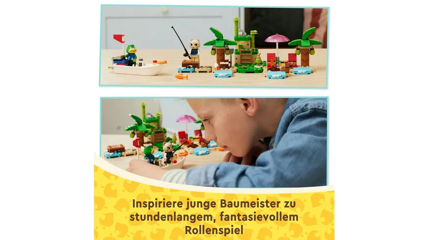 LEGO Animal Crossing 77048 Käptens Insel-Bootstour