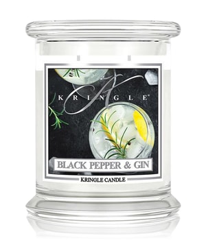 Kringle Candle Kringle Jar Medium Black Pepper & Gin Duftkerze-411 g