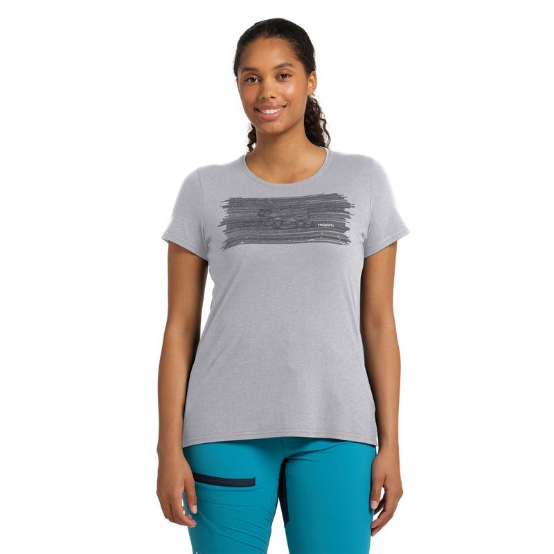 Haglöfs Träd Tee Print Funktionsshirt Damen