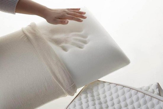 Arga Home Nackenstützkissen Orthopädisches Kopfkissen Kollagen Kissen Nackenkissen 60x40