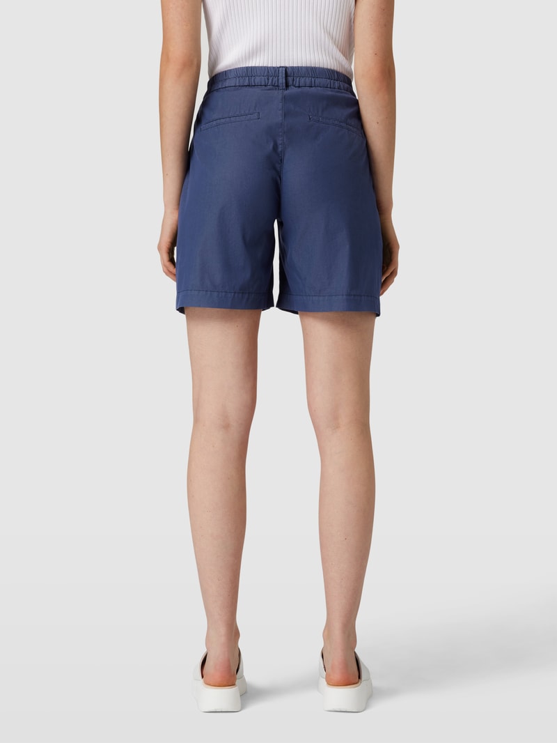 Bermudas mit Eingrifftasche in marineblau
