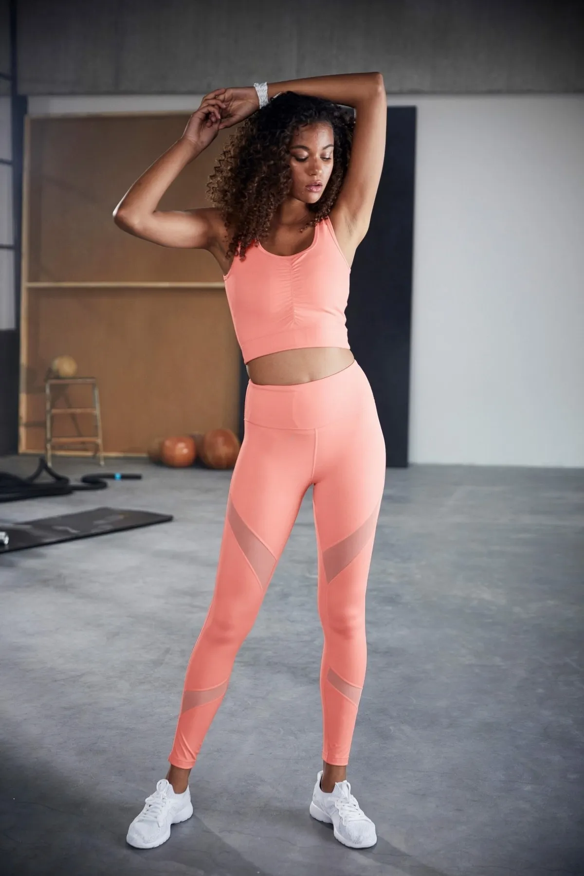LASCANA Active  Sport-Leggings - Khaki - Mittlerer Bund
