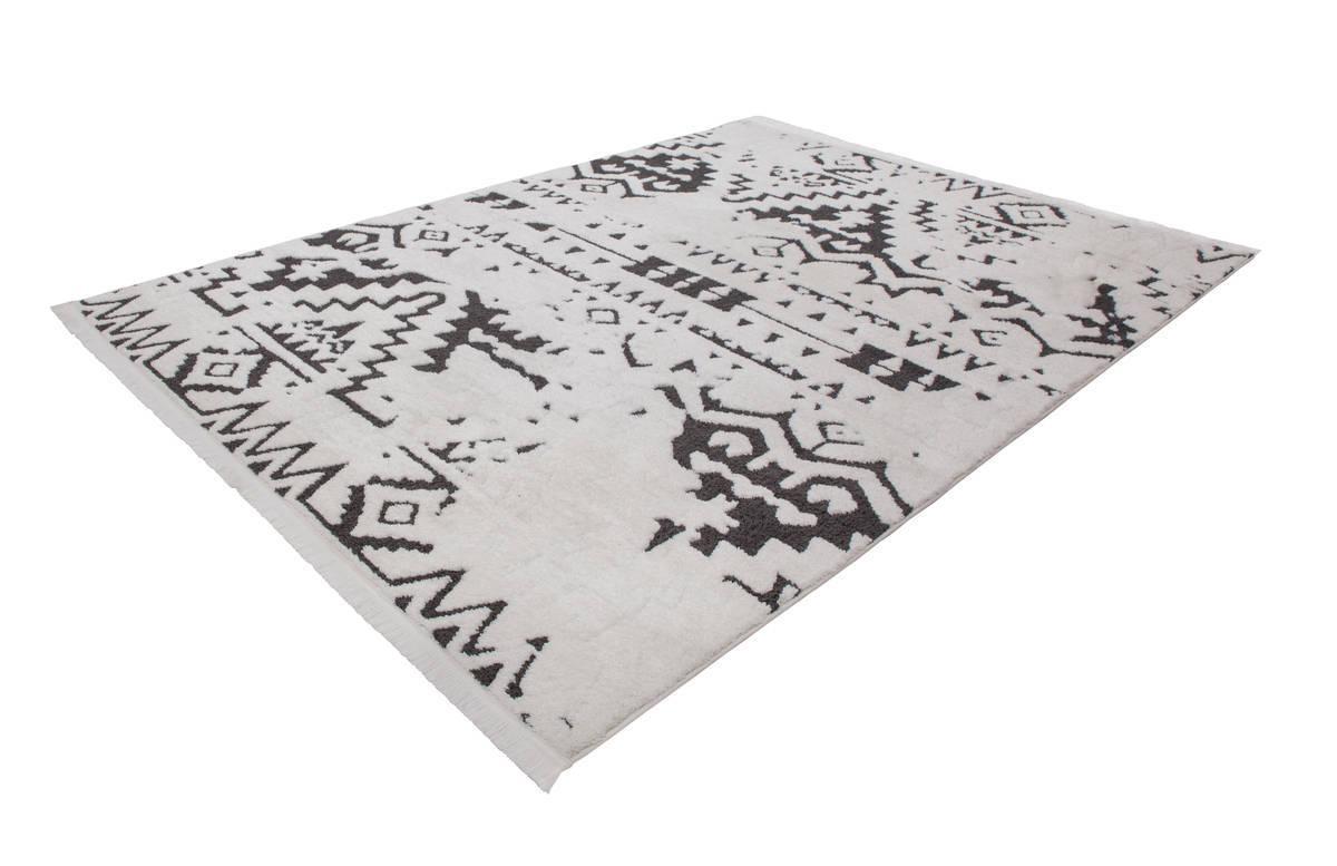 Kayoom Agadir 110 Weiß / Schwarz 120cm x 170cm