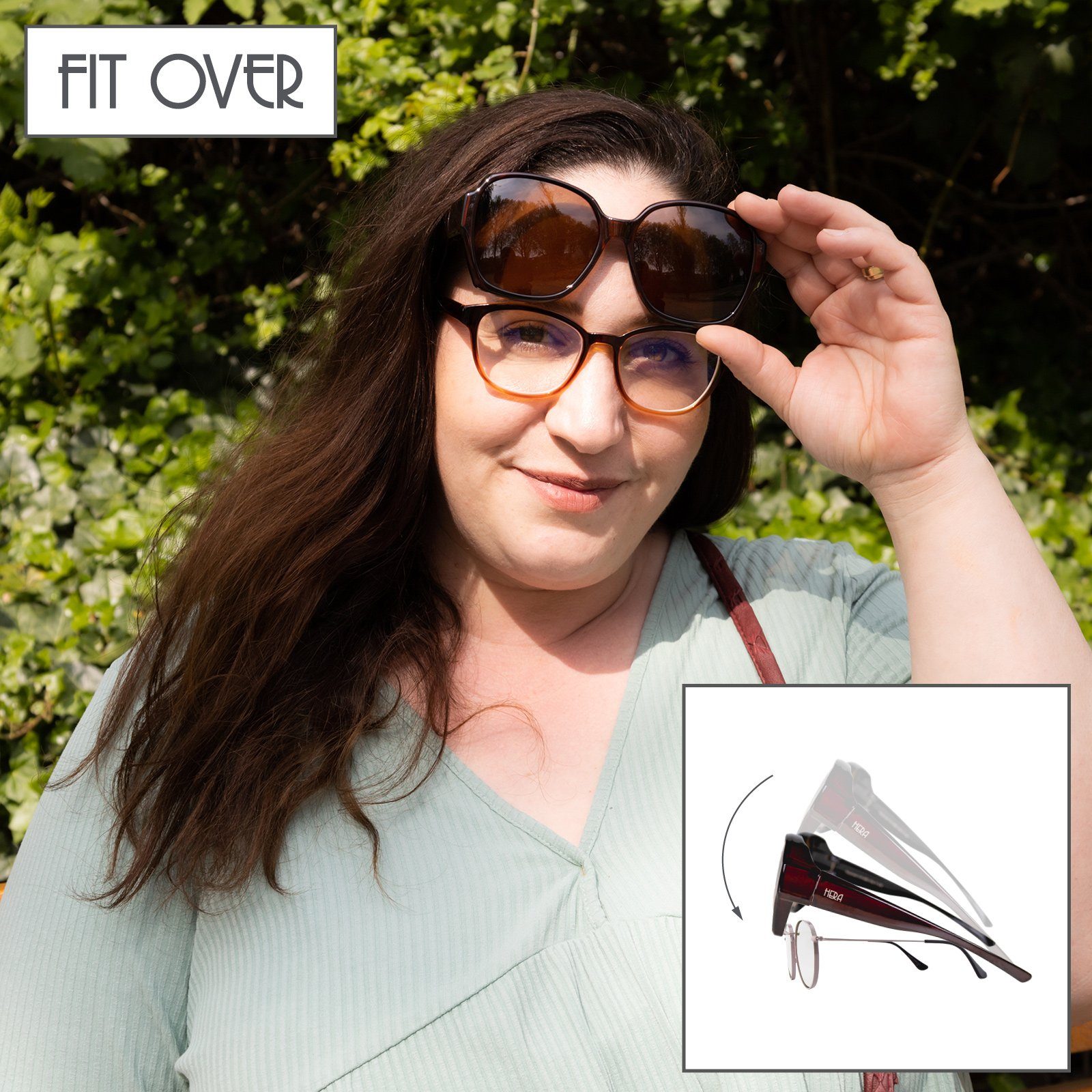 ActiveSol SUNGLASSES Sonnenbrille Überziehsonnenbrille Hera Oversize