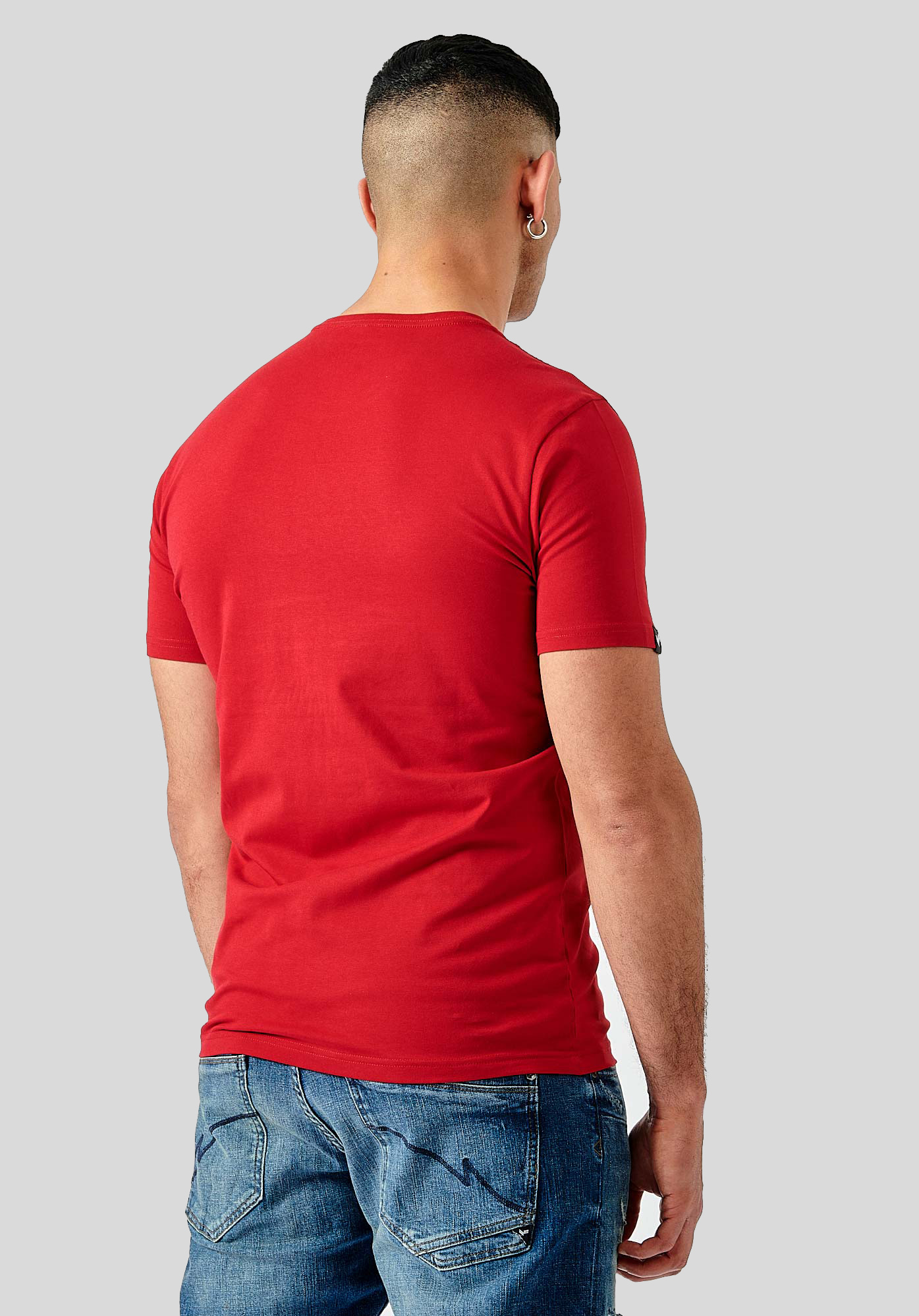 NIRAJ  T-shirt rouge homme