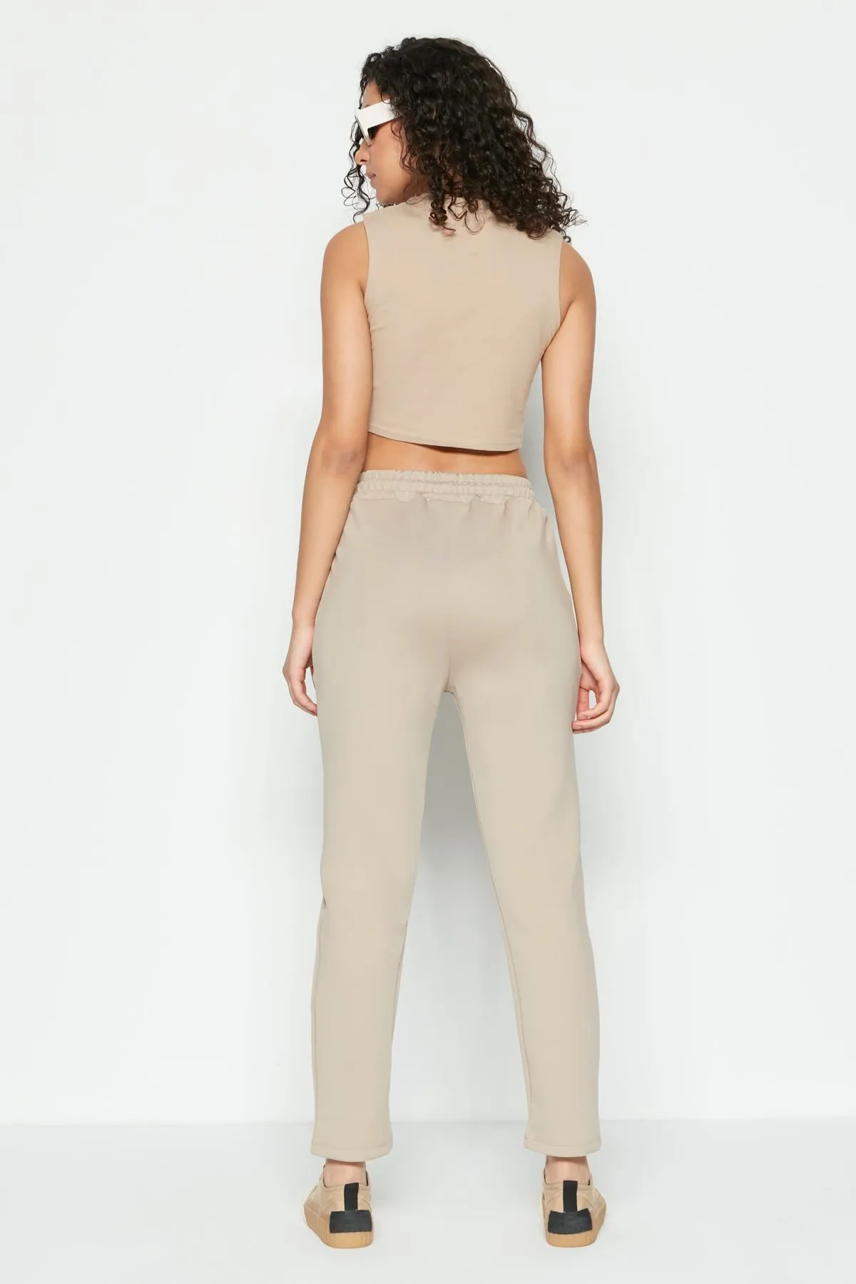 C&City  Jogginghose mit geradem Bein 801 Stone
