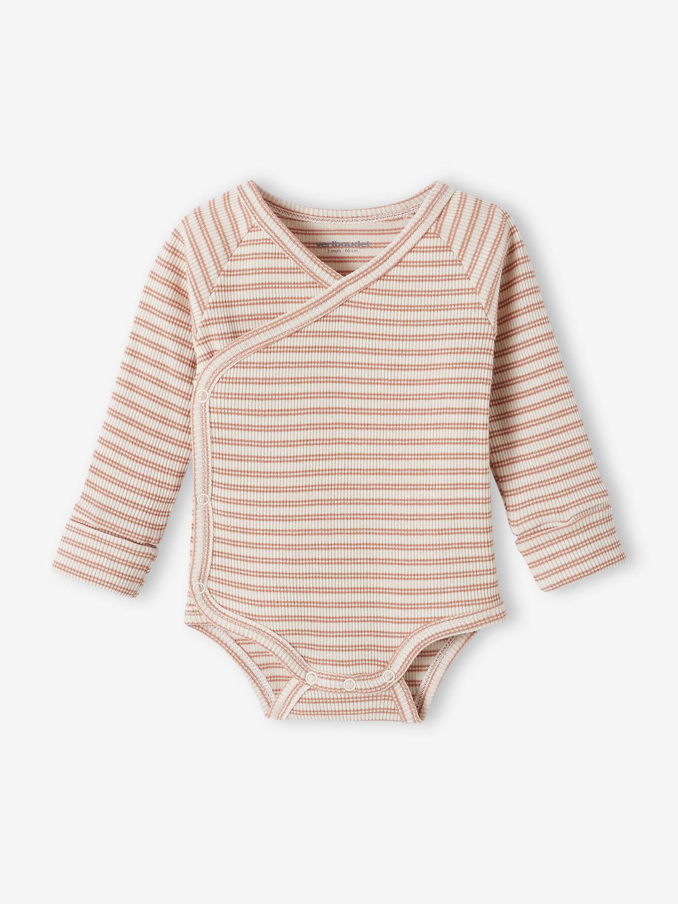 Vertbaudet 4-teiliges Baby-Set, mitwachsend Oeko-Tex - pekannüsse