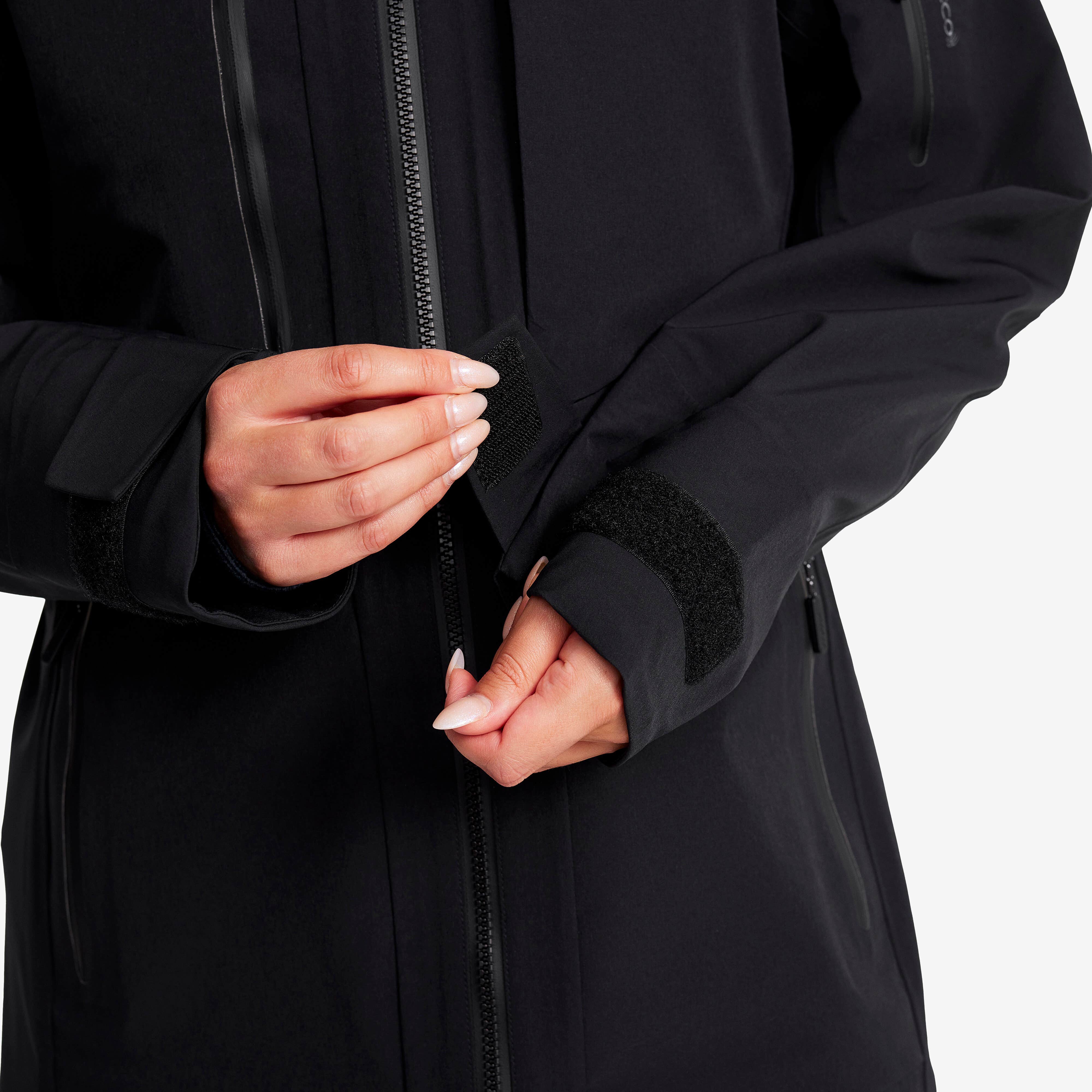 Cyclone Long 3L Jacket Femme Black