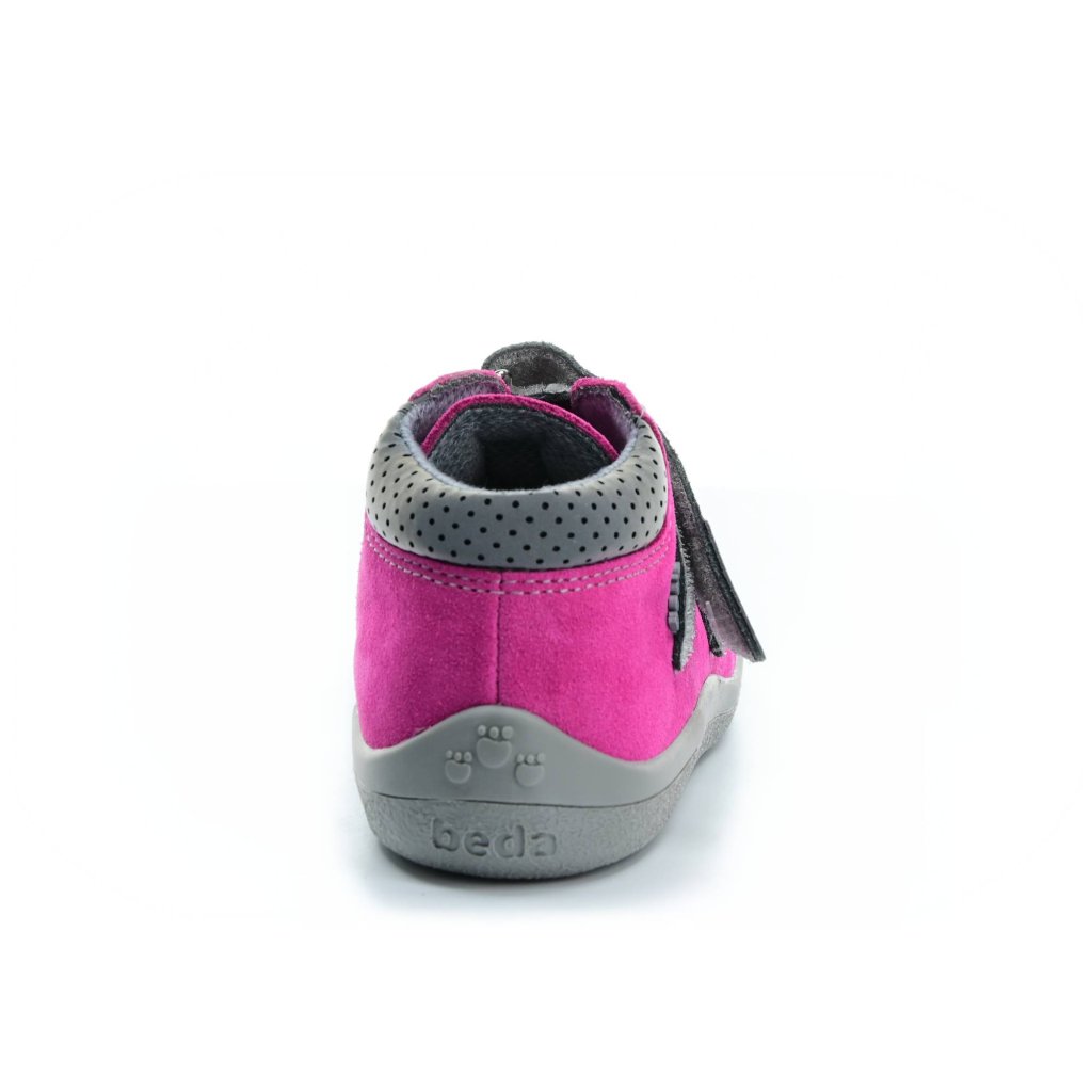 Beda Rebecca mit Membran (BF 0001/W/M/2) dunkelrosa Barfuß-Stiefeletten