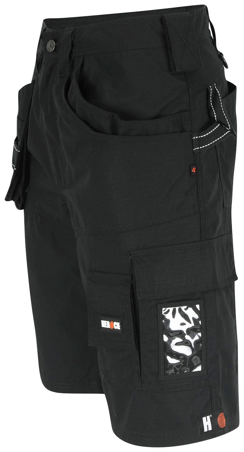 Herock Arbeitshose Batua Bermudas Vielen Taschen (inkl. Nageltasche & Bundschlaufe), 1 Hammerschlaufe