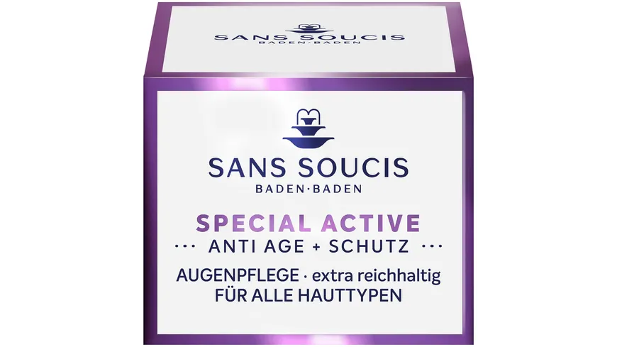 SANS SOUCIS Special Activ Anti Age + Schutz Augenpflege extra  reichhaltig 15 ml