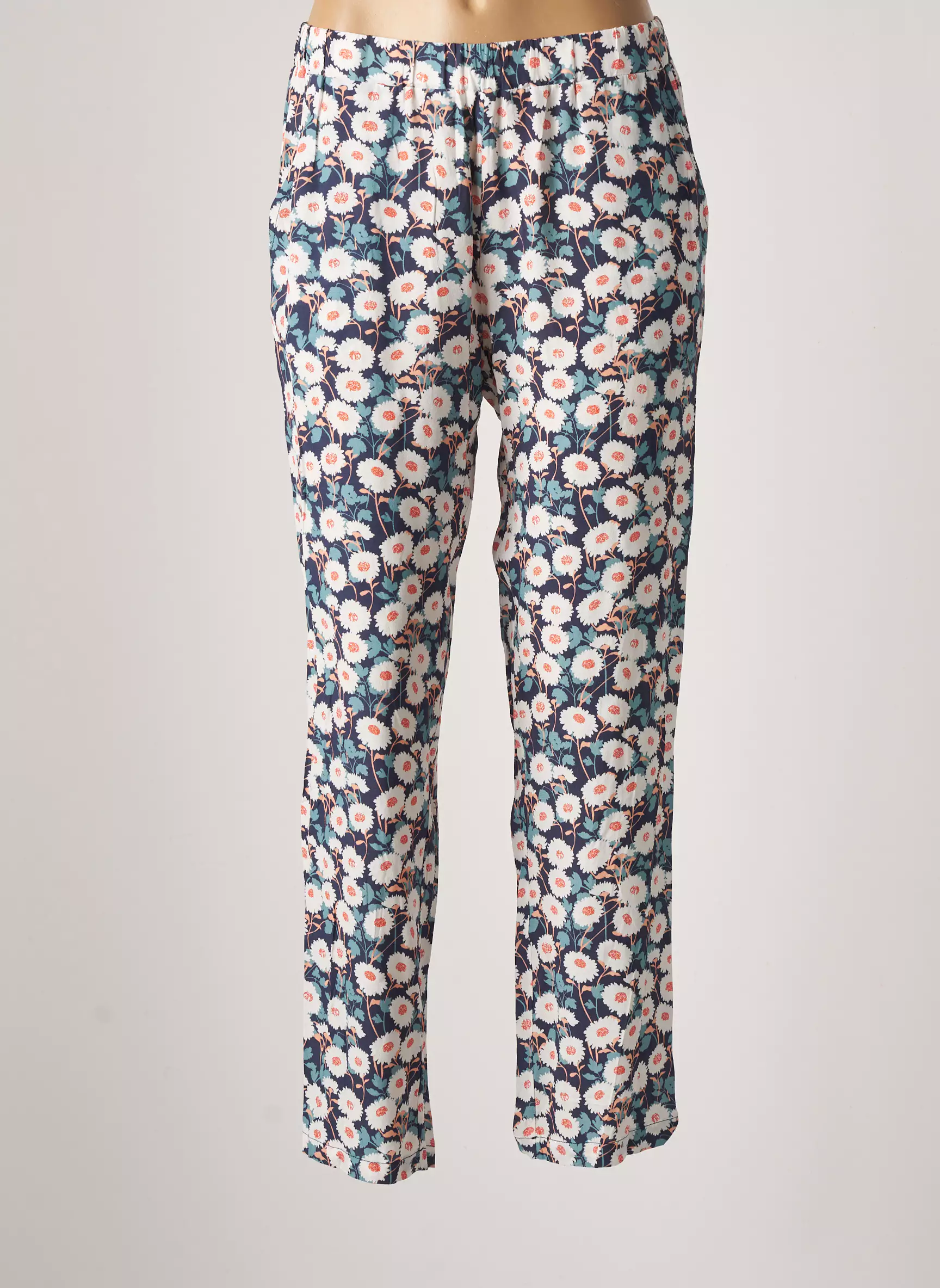See The Moon Pantalons Droits Femme couleur bleu