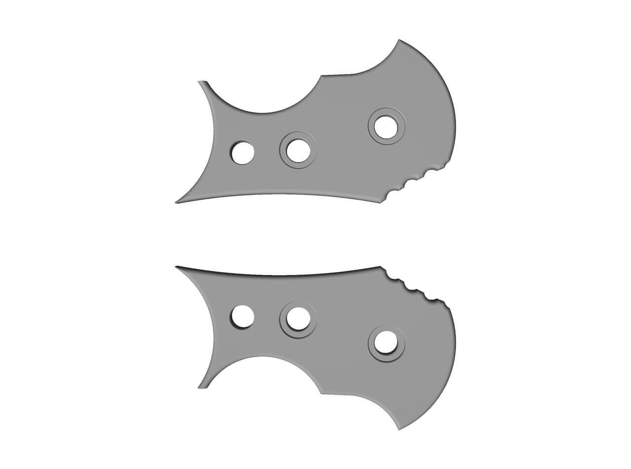 Urd 2.0 Zweifingergriff 3D-Modell