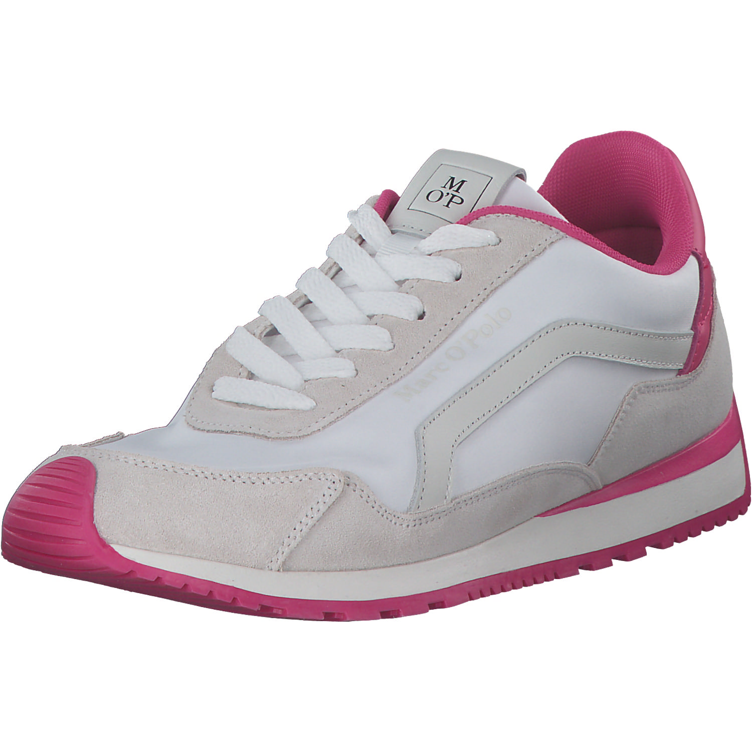 MarcO`Polo 30216863, Schnürschuhe, Damen, white/pink