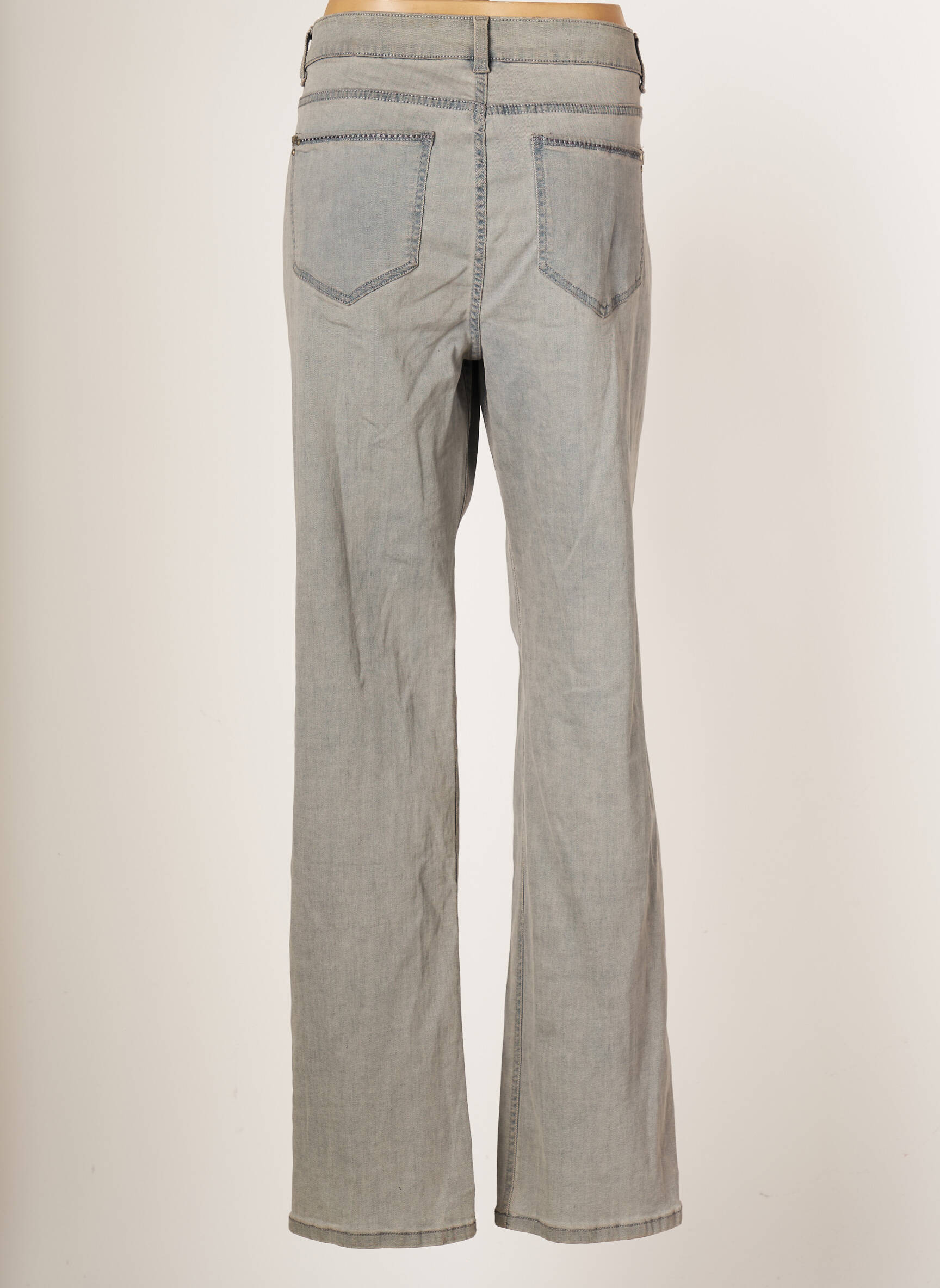 Scottage Jeans Coupe Droite Femme couleur bleu
