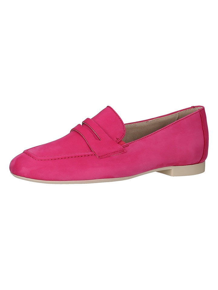 Paul Green Leder-Mokassins in Pink günstig kaufen