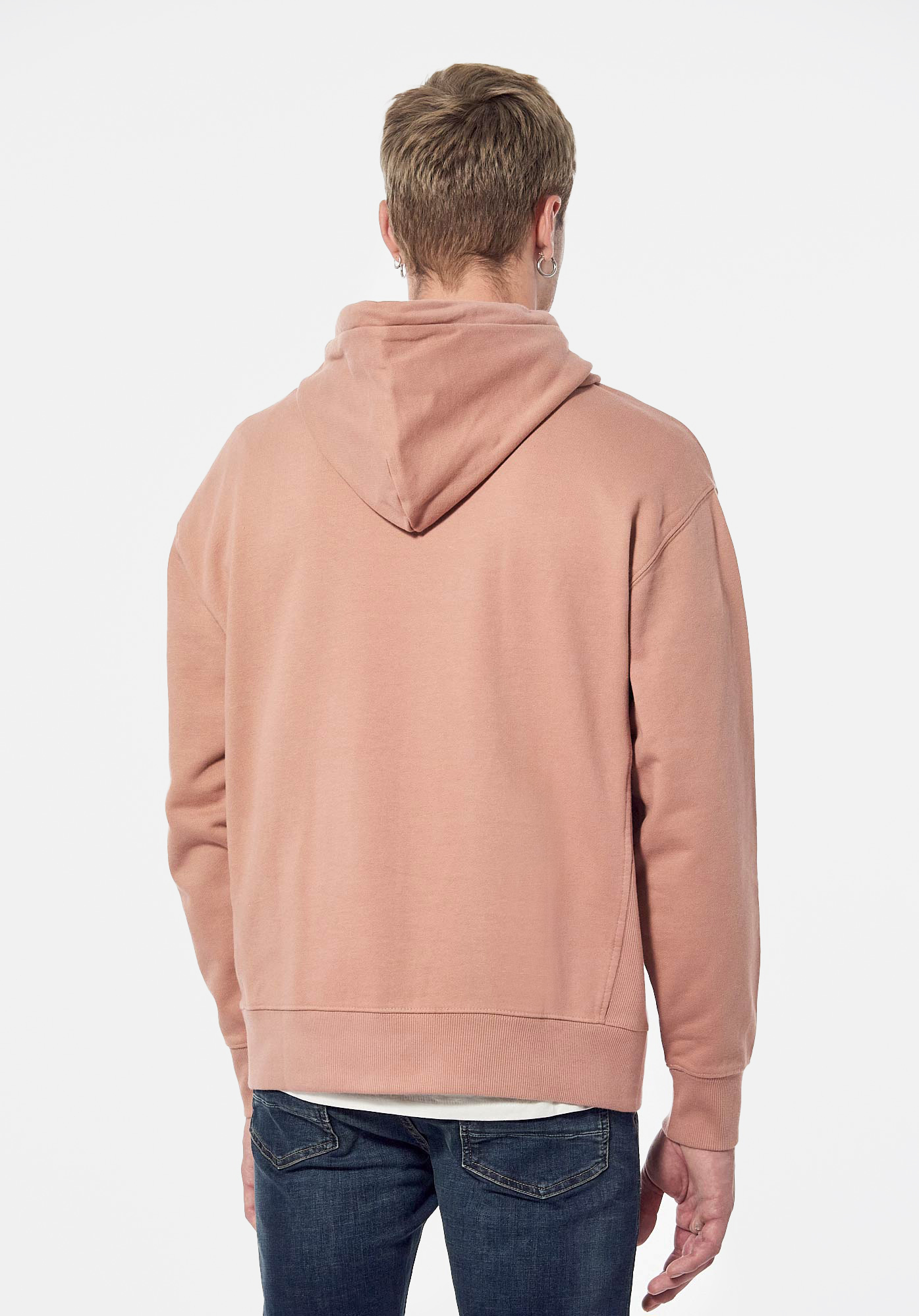 POWEL  Sweat vieux rose Homme en 100% coton