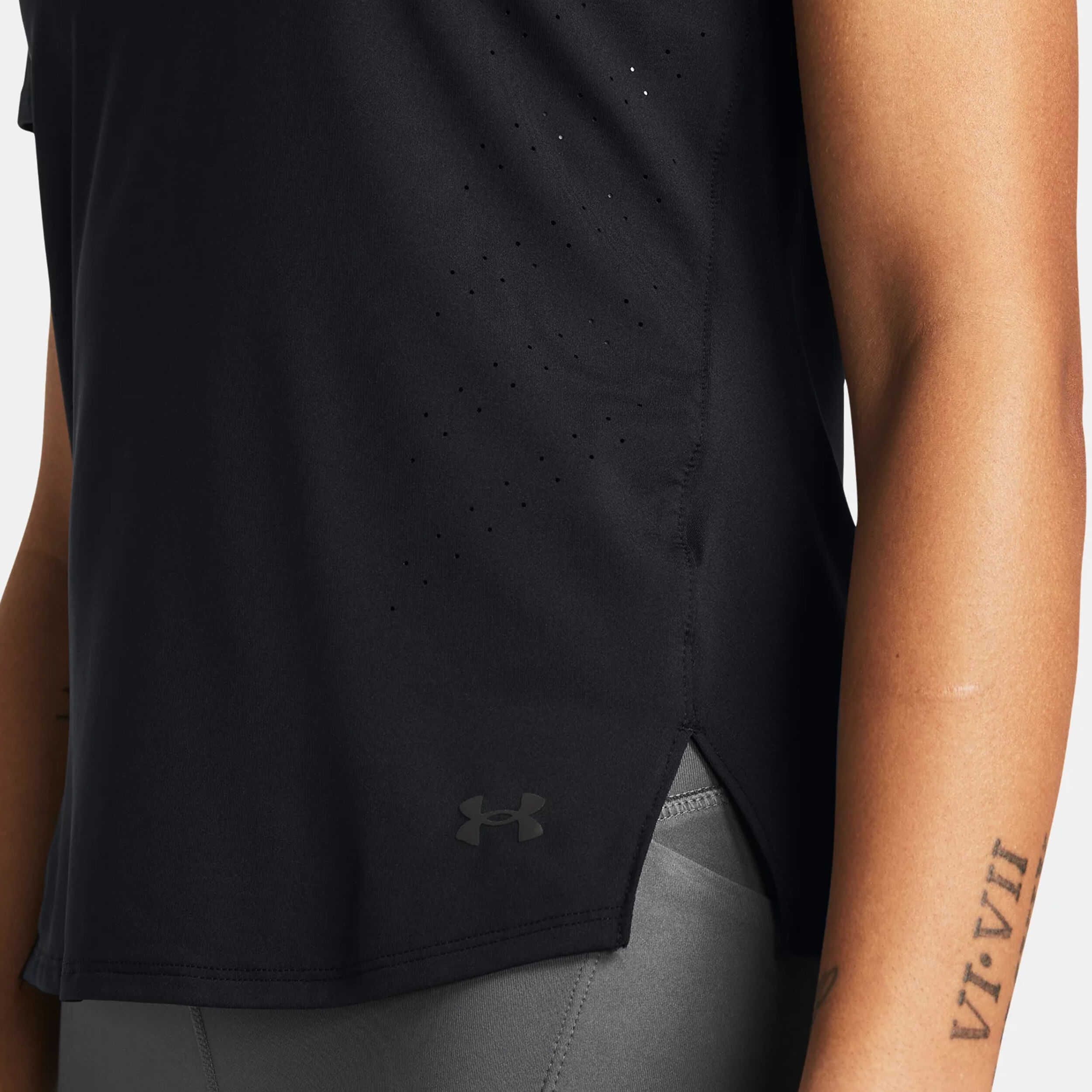 Laser SS Laufshirt Damen - Schwarz