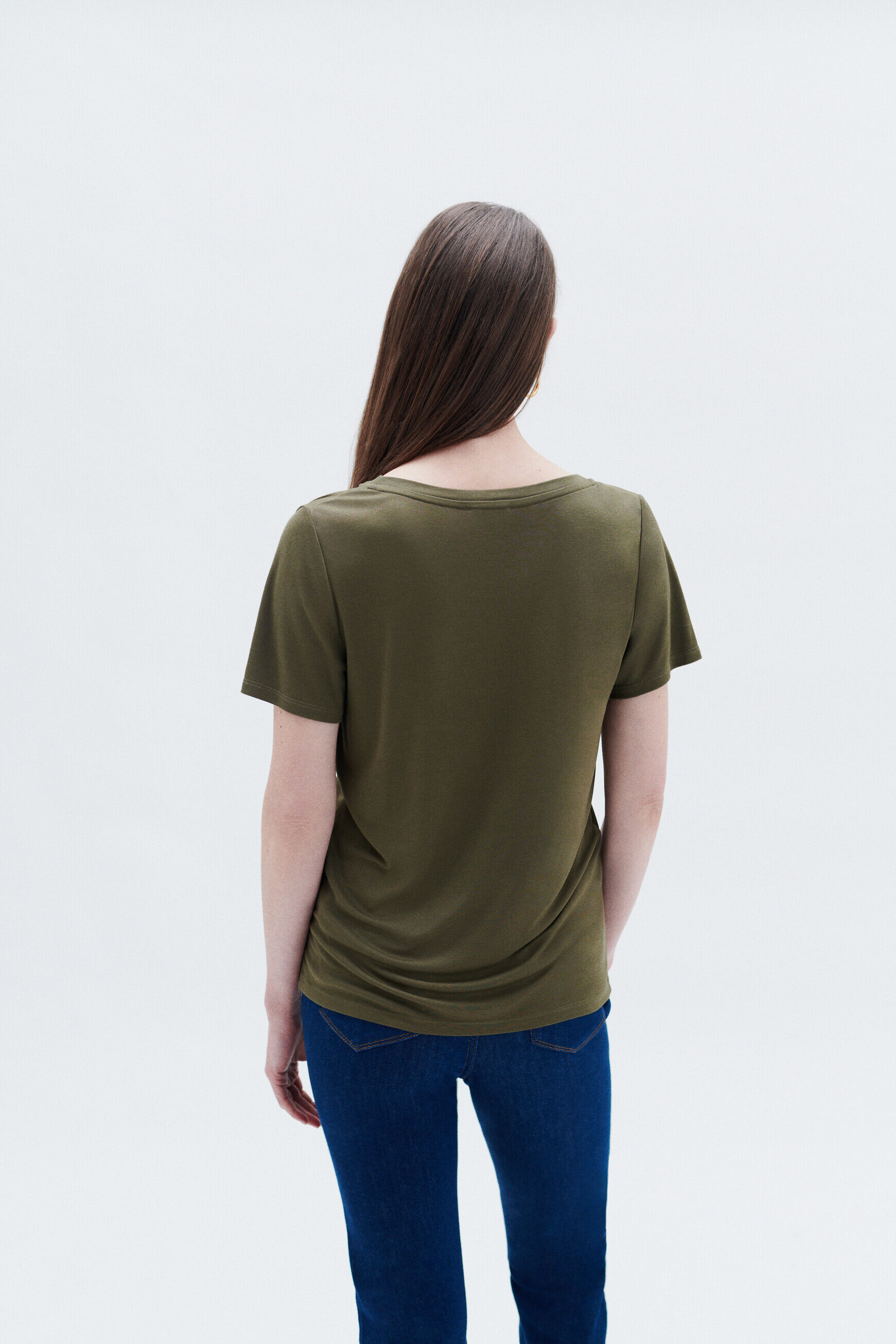 t-shirt taylor vert olive femme
