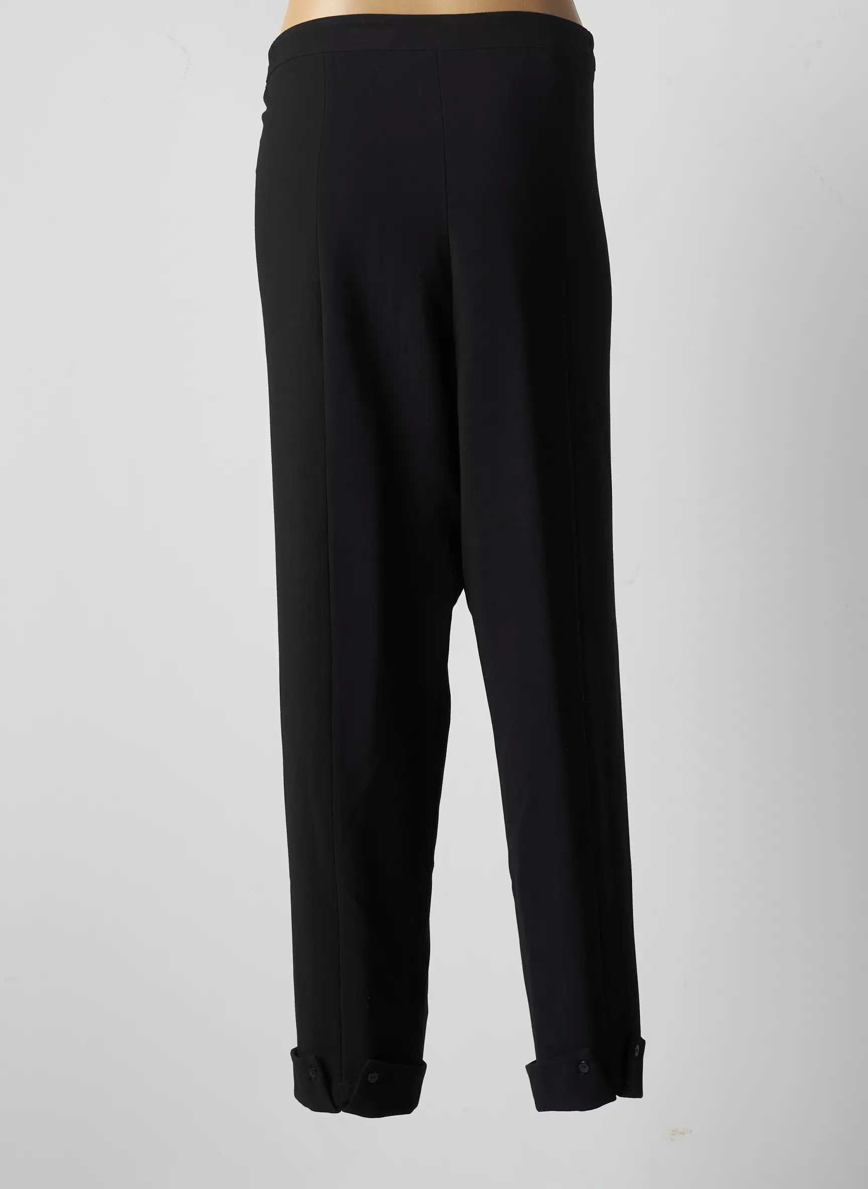 Franck Anna Pantalons Droits Femme couleur noir