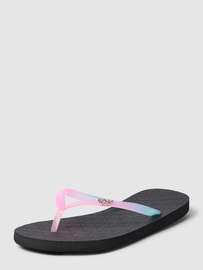 Zehentrenner mit Label-Detail Modell 'VIVA GRADIENT' in schwarz